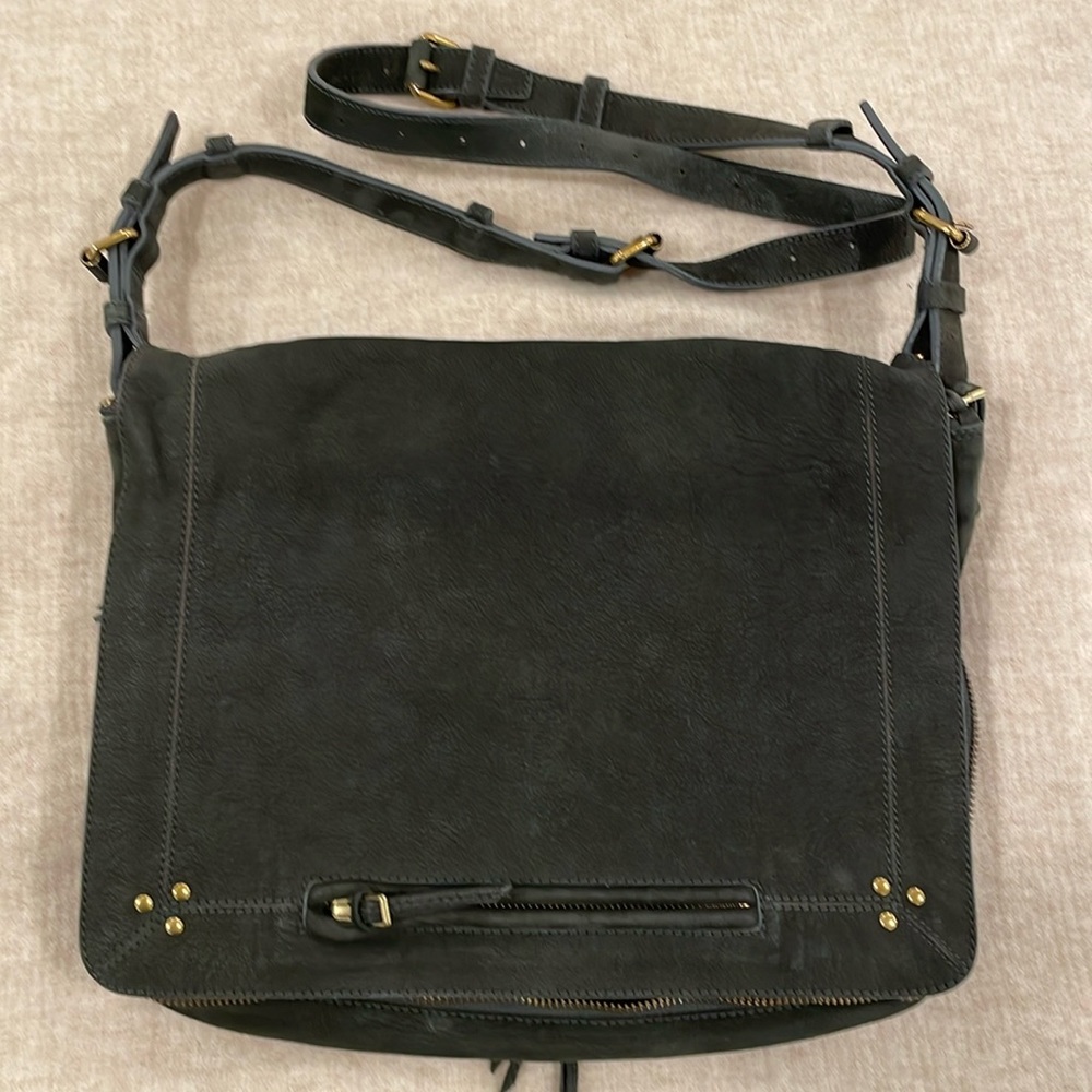 Jerome Dreyfuss Albert in grey lambskin